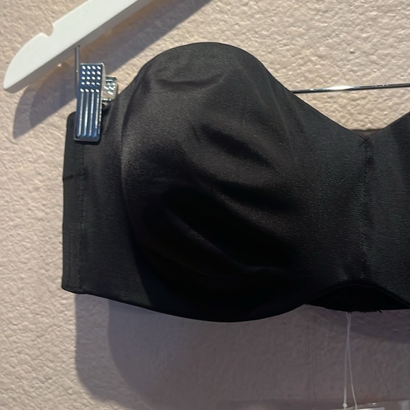 New Delirima Women’s Strapless Bra Black 34D NWT - Picture 5 of 10